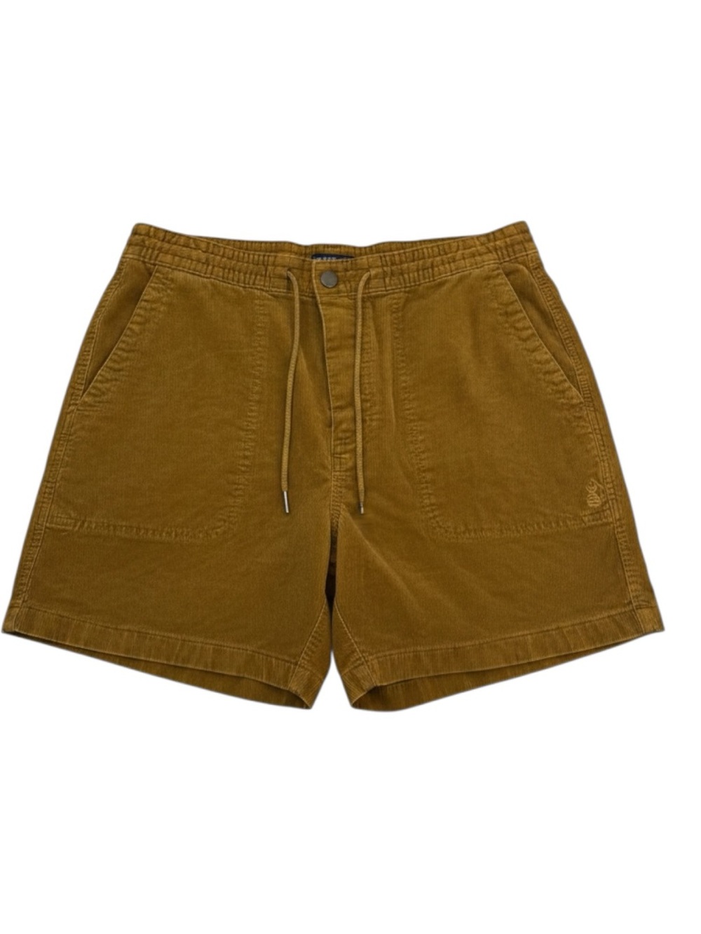 Chubbies Men’s Mustard Corduroy 5.5” Drawstring Shorts Large